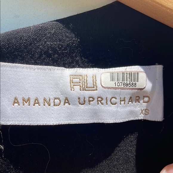 Amanda Uprichard Evaline Black High Low Womens XS Dress - Picture 2 of 7